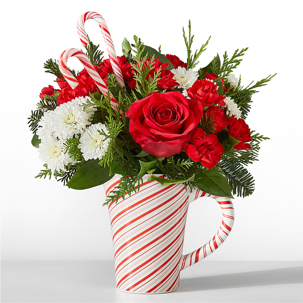 Peppermint Swirl Mug – United Family Flower And Gifts, Brooklyn NY