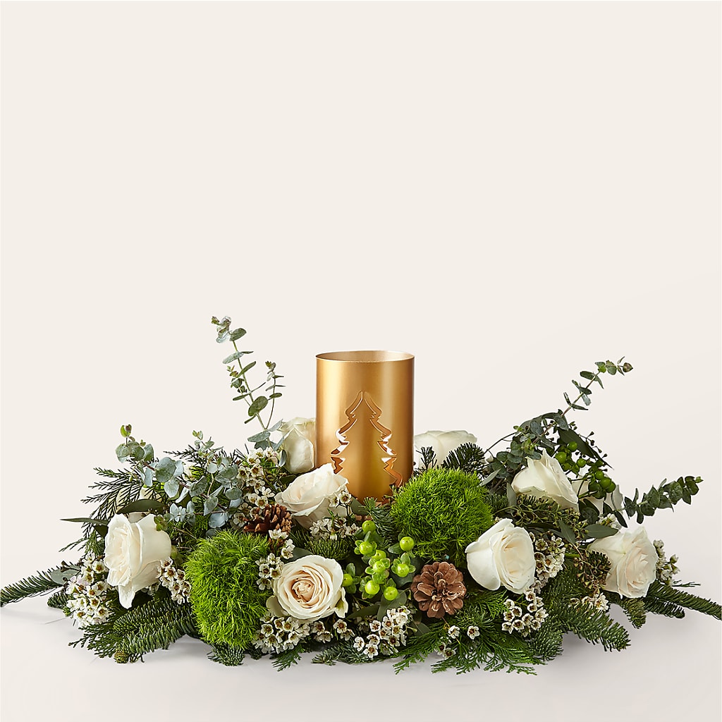 Chestnuts Roasting Centerpiece – United Family Flower And Gifts, Brooklyn NY
