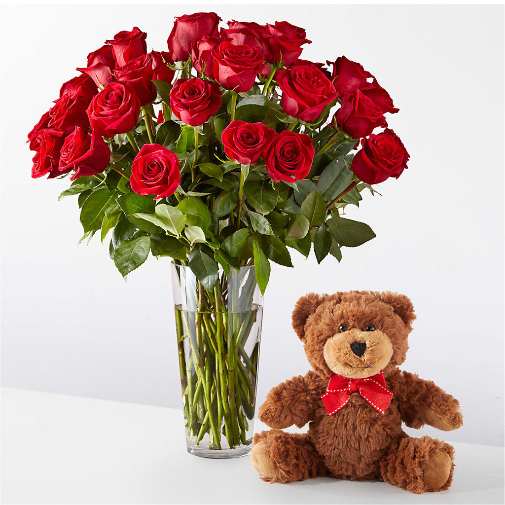 Romantic Long Stem Red Rose Bouquet Bundles – United Family Flower And Gifts, Brooklyn NY