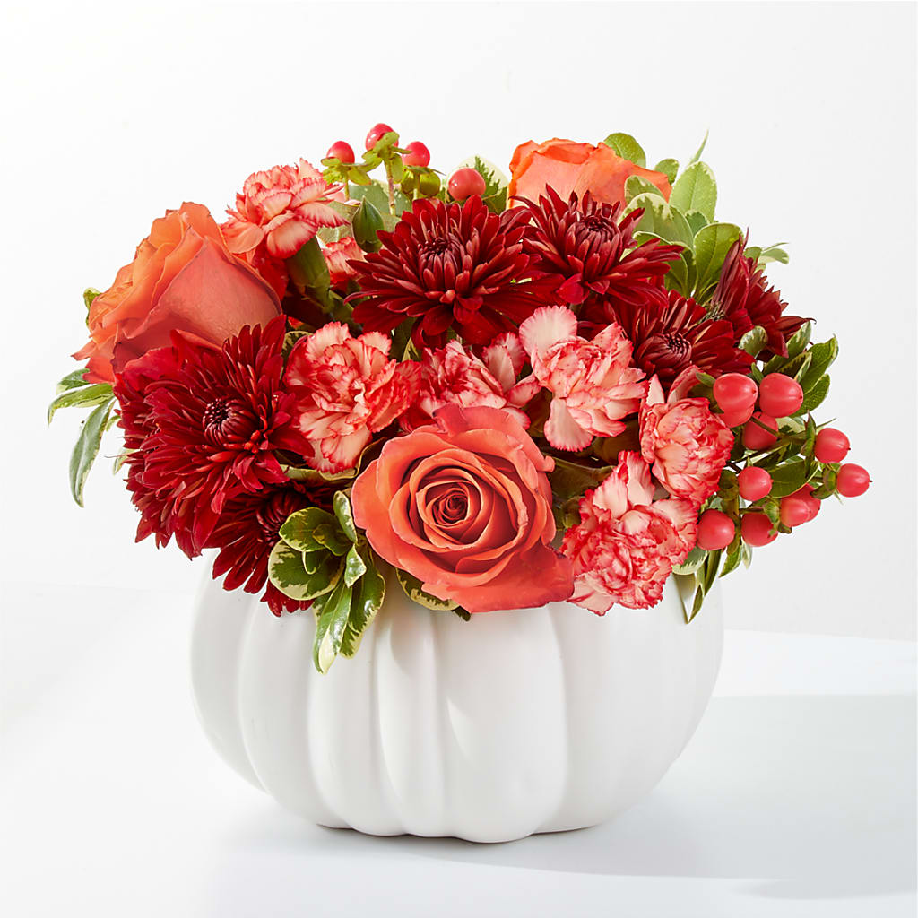 Autumn Air Pumpkin Bouquet – United Family Flower And Gifts, Brooklyn NY