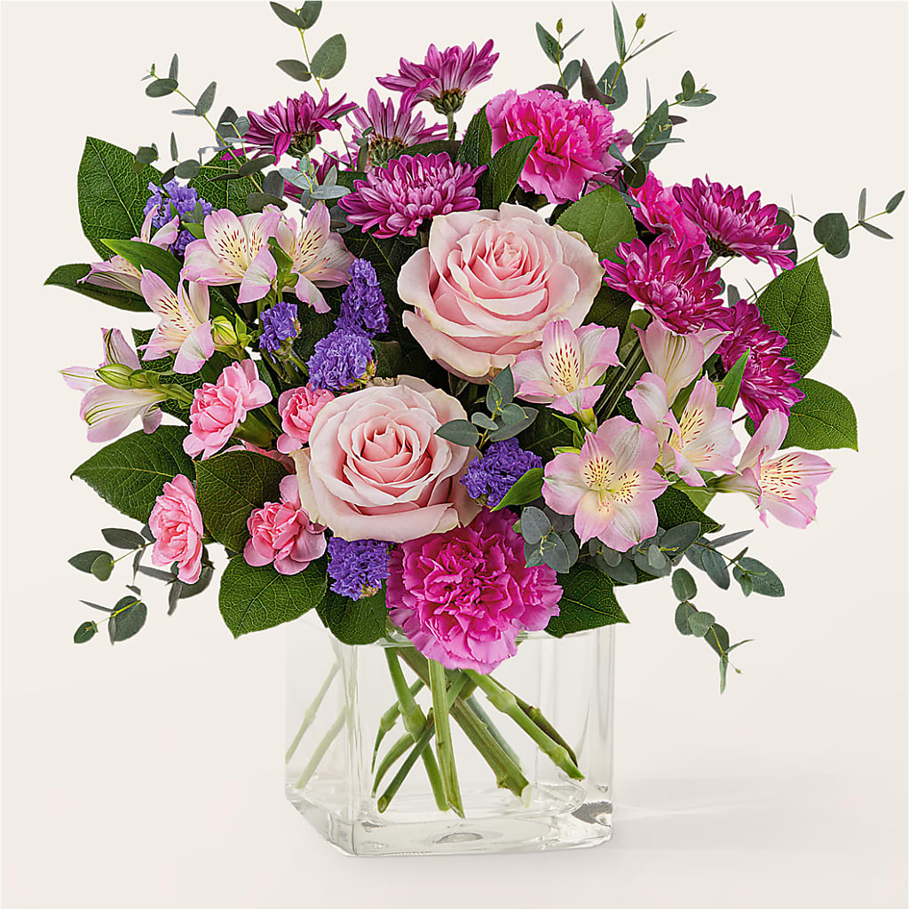 Rosy Radiance Bouquet – United Family Flower And Gifts, Brooklyn NY