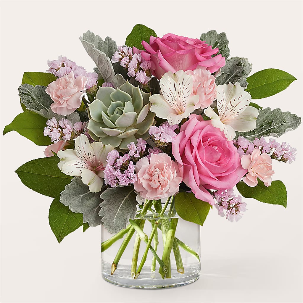 Dusty Rose Bouquet – United Family Flower And Gifts, Brooklyn NY