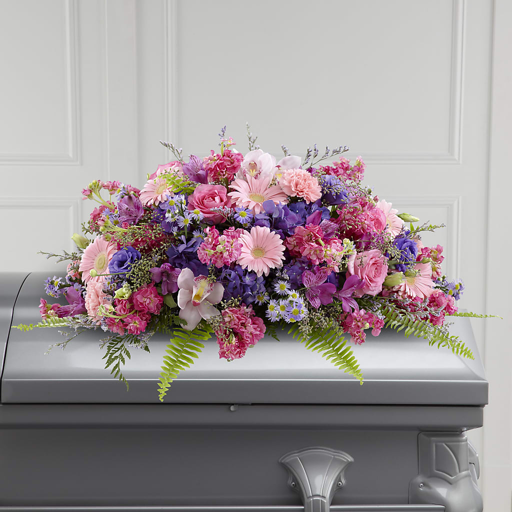 Glorious Garden Casket Spray – United Family Flower And Gifts, Brooklyn NY