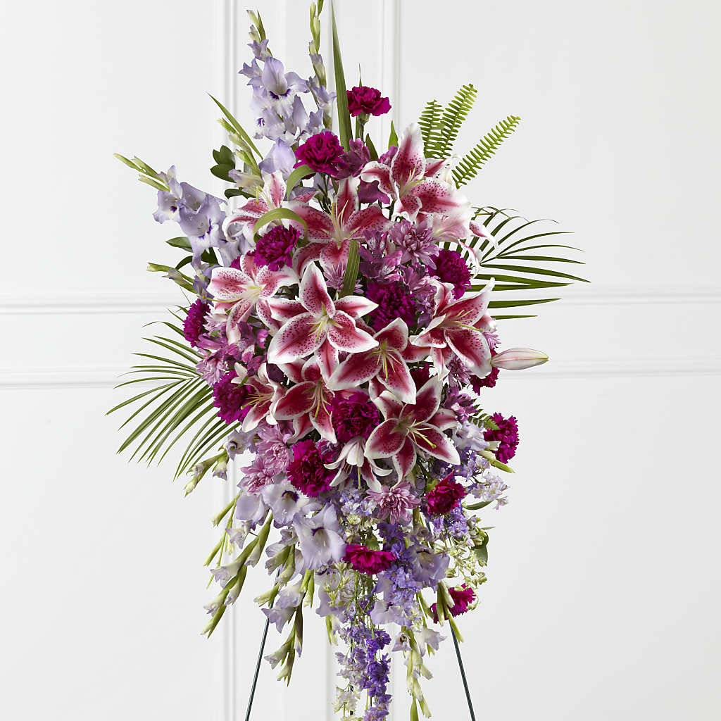 Tender Touch Standing Spray – United Family Flower And Gifts, Brooklyn NY