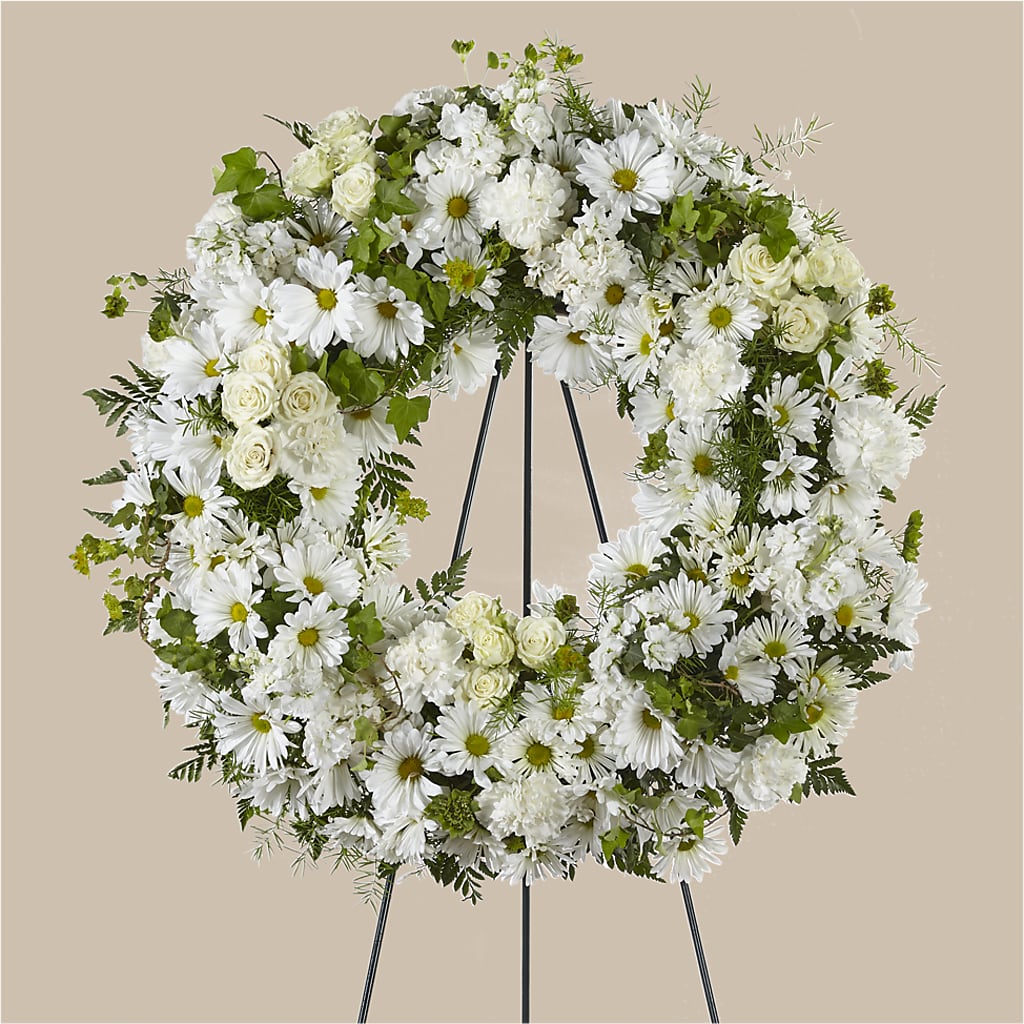 Faithful Wishes Wreath – United Family Flower And Gifts, Brooklyn NY