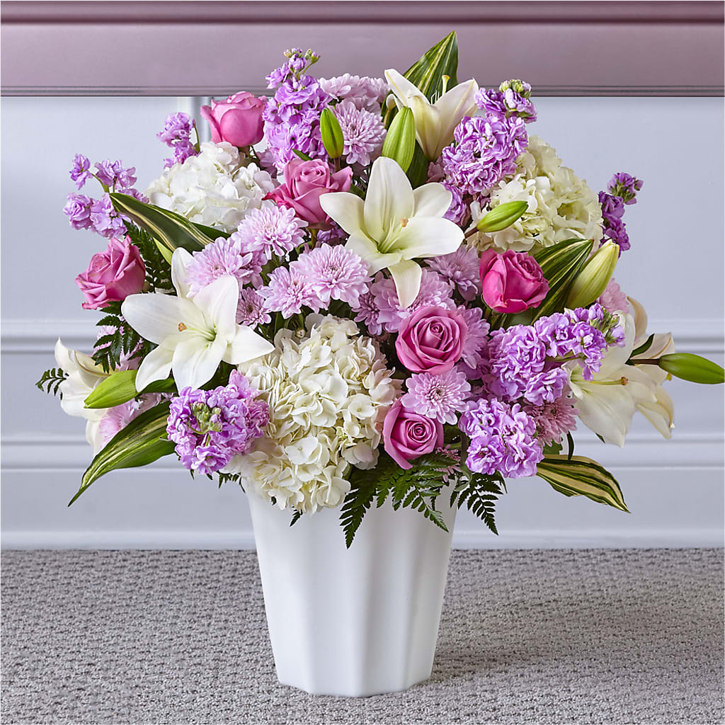 Heaven Sent Floor Basket – United Family Flower And Gifts, Brooklyn NY