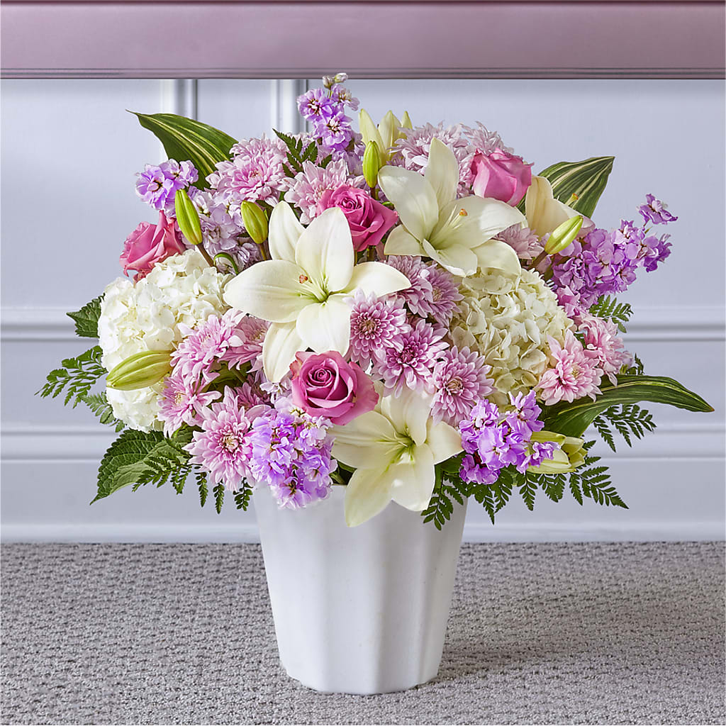 Heaven Sent Floor Basket – United Family Flower And Gifts, Brooklyn NY