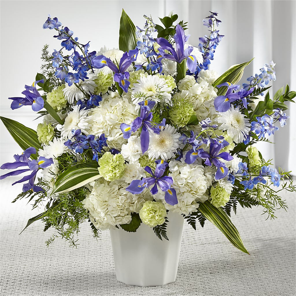 Soft Serenity Floor Basket – United Family Flower And Gifts, Brooklyn NY