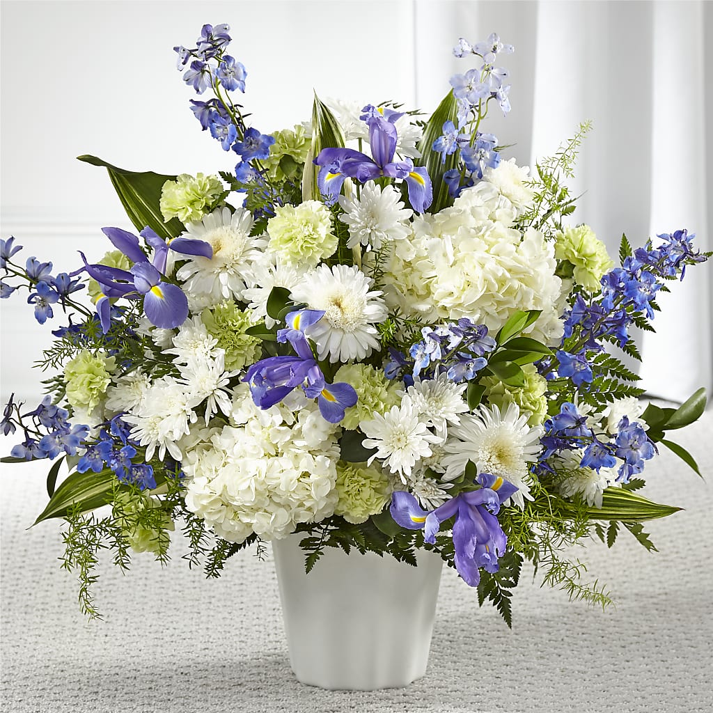 Soft Serenity Floor Basket – United Family Flower And Gifts, Brooklyn NY