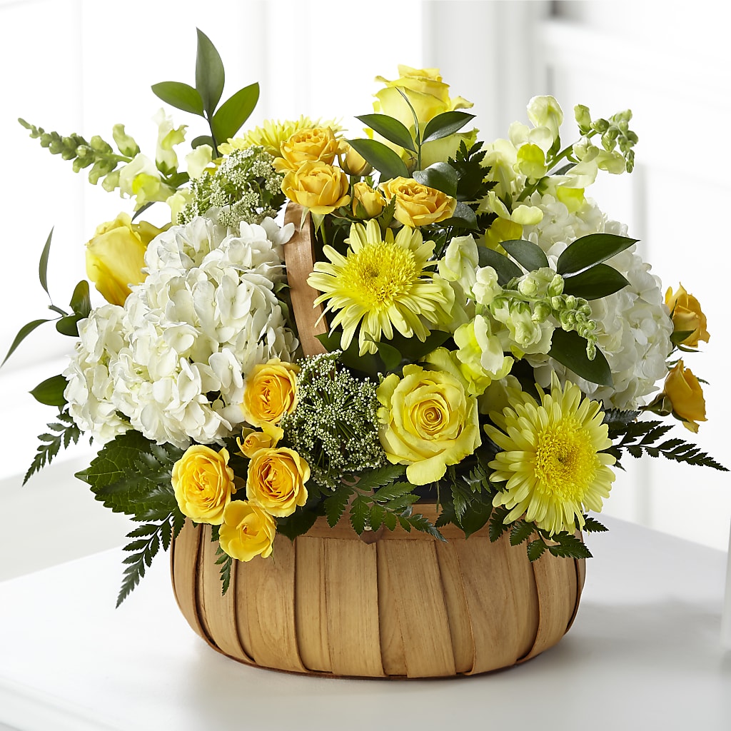 Rustic Remembrance Basket – United Family Flower And Gifts, Brooklyn NY