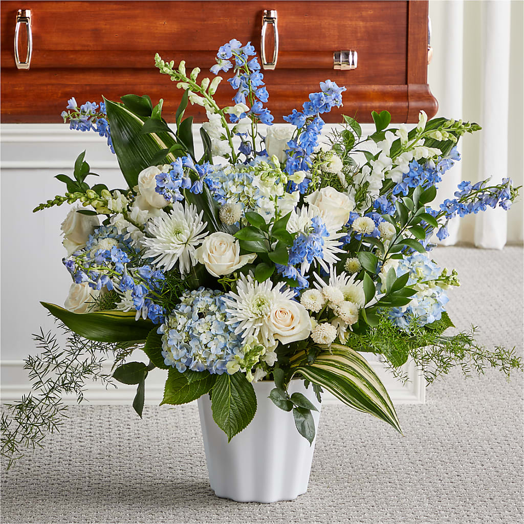 Everlasting Memories Floor Basket – United Family Flower And Gifts, Brooklyn NY