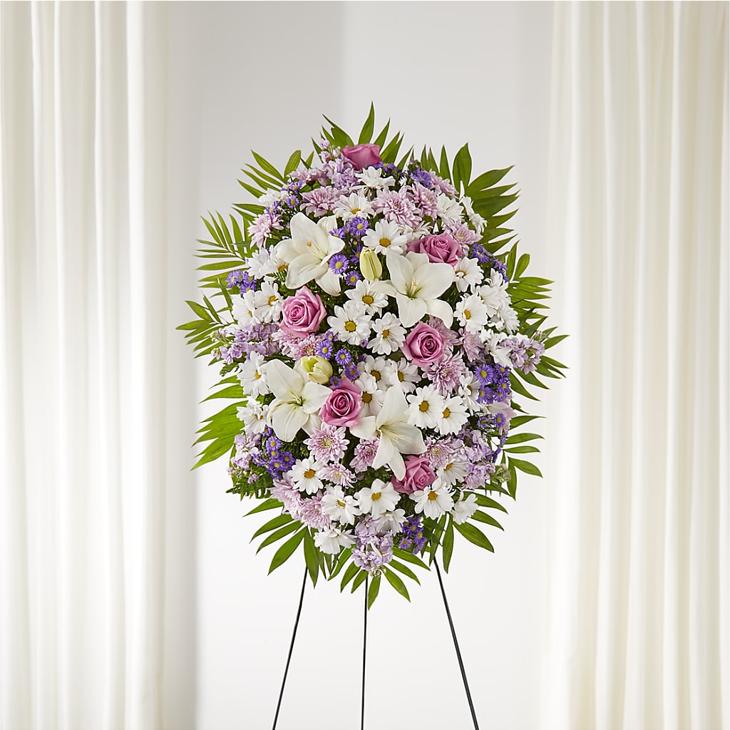 Surrounded by Love Standing Spray – United Family Flower And Gifts, Brooklyn NY