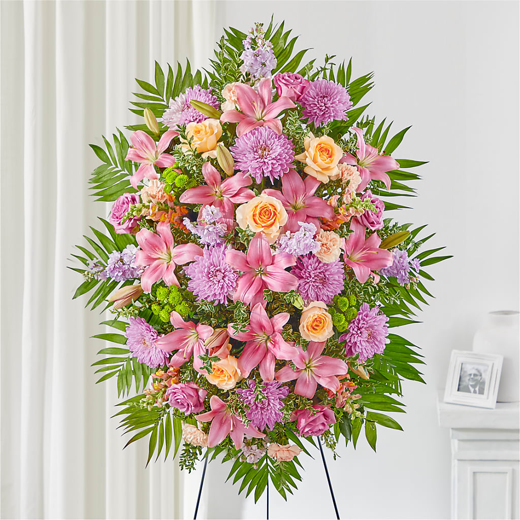 Love & Light Standing Spray – United Family Flower And Gifts, Brooklyn NY