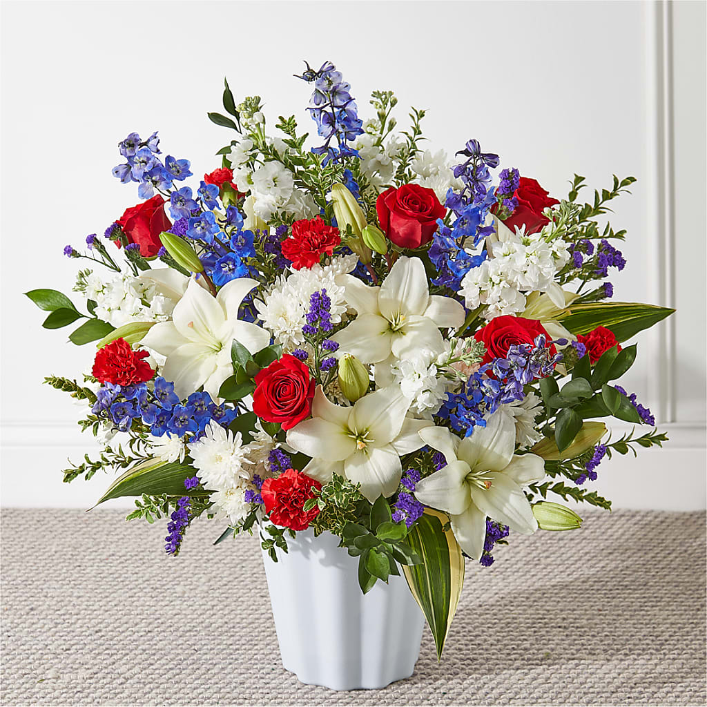 Consoled Floor Basket – United Family Flower And Gifts, Brooklyn NY