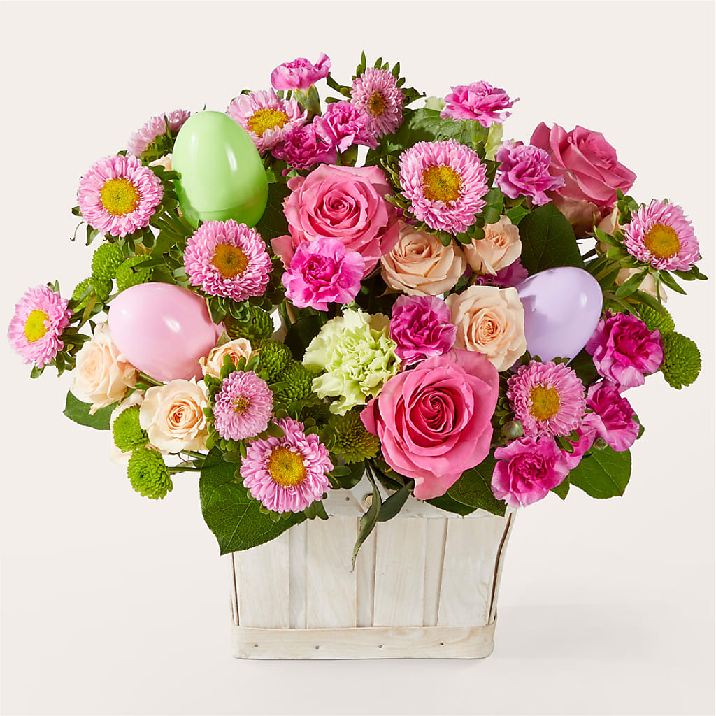 Get Eggcited Basket – United Family Flower And Gifts, Brooklyn NY