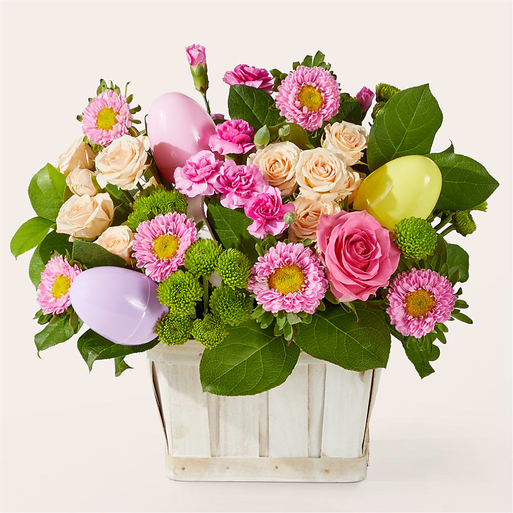 Get Eggcited Basket – United Family Flower And Gifts, Brooklyn NY