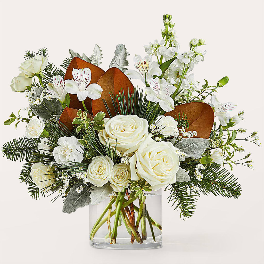 Fresh Snowfall Bouquet – United Family Flower And Gifts, Brooklyn NY