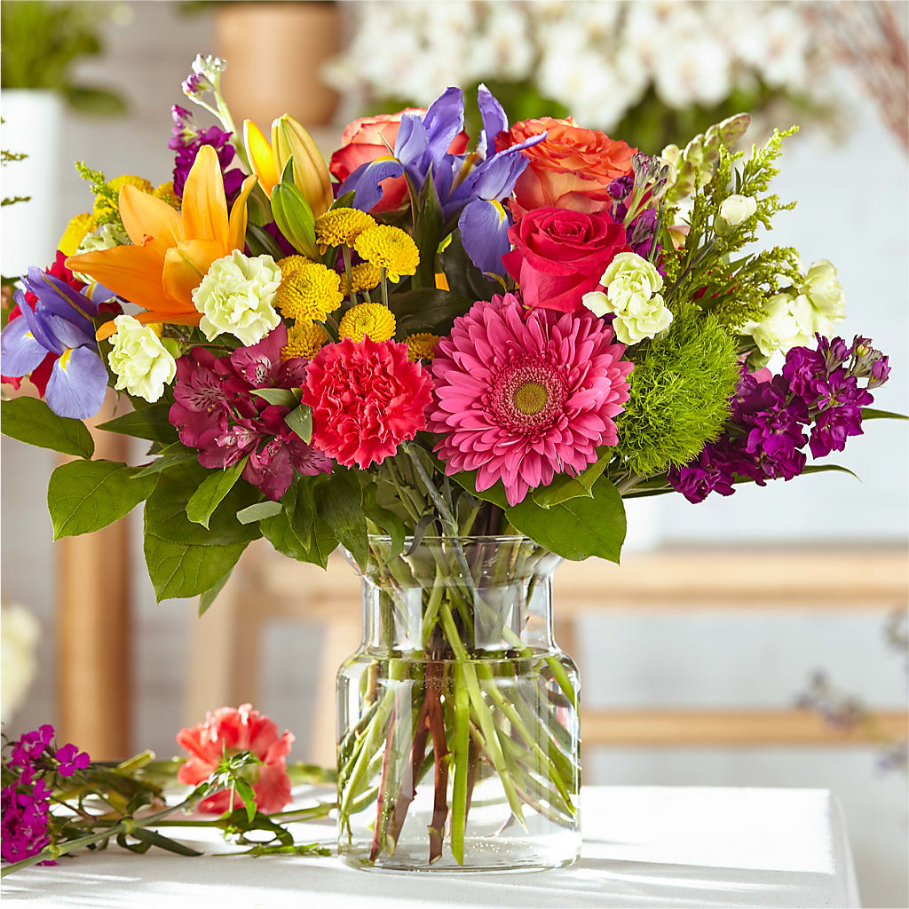 Bold & Bright – A Florist Original –  United Family Flower And Gifts, Brooklyn NY