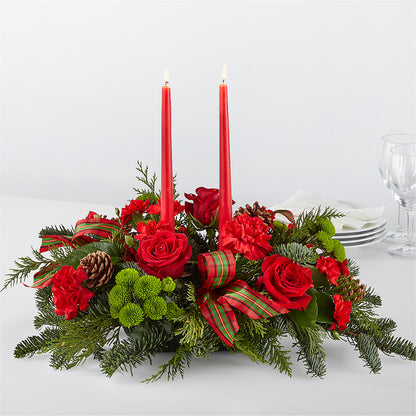 By the Candlelight Centerpiece –  United Family Flower And Gifts, Brooklyn NY