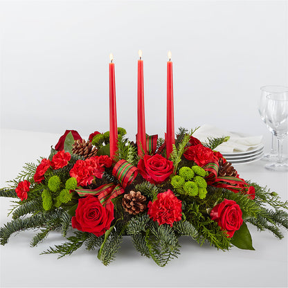 By the Candlelight Centerpiece –  United Family Flower And Gifts, Brooklyn NY