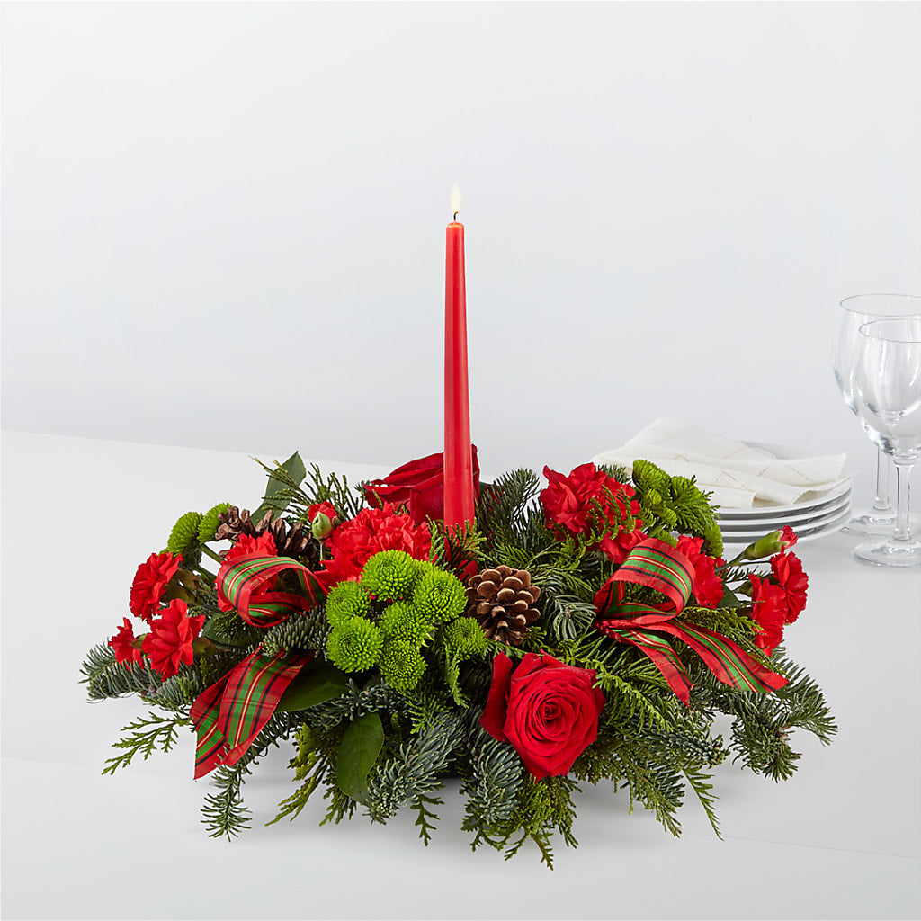 By the Candlelight Centerpiece –  United Family Flower And Gifts, Brooklyn NY