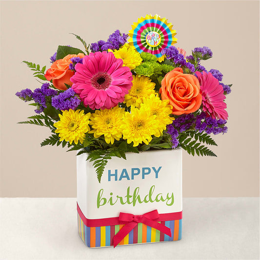 Birthday Brights Bouquet –  United Family Flower And Gifts, Brooklyn NY