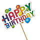 Happy Birthday Pick –  United Family Flower And Gifts, Brooklyn NY