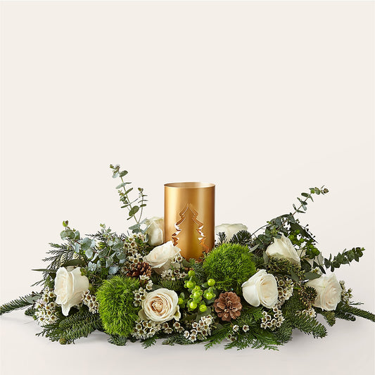Chestnuts Roasting Centerpiece –  United Family Flower And Gifts, Brooklyn NY