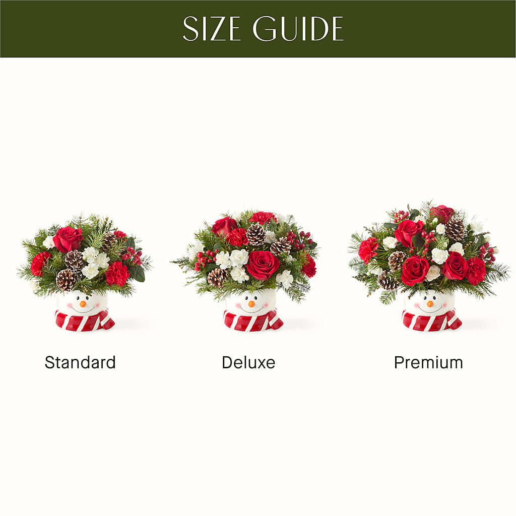 Jolly Snowman Bouquet –  United Family Flower And Gifts, Brooklyn NY