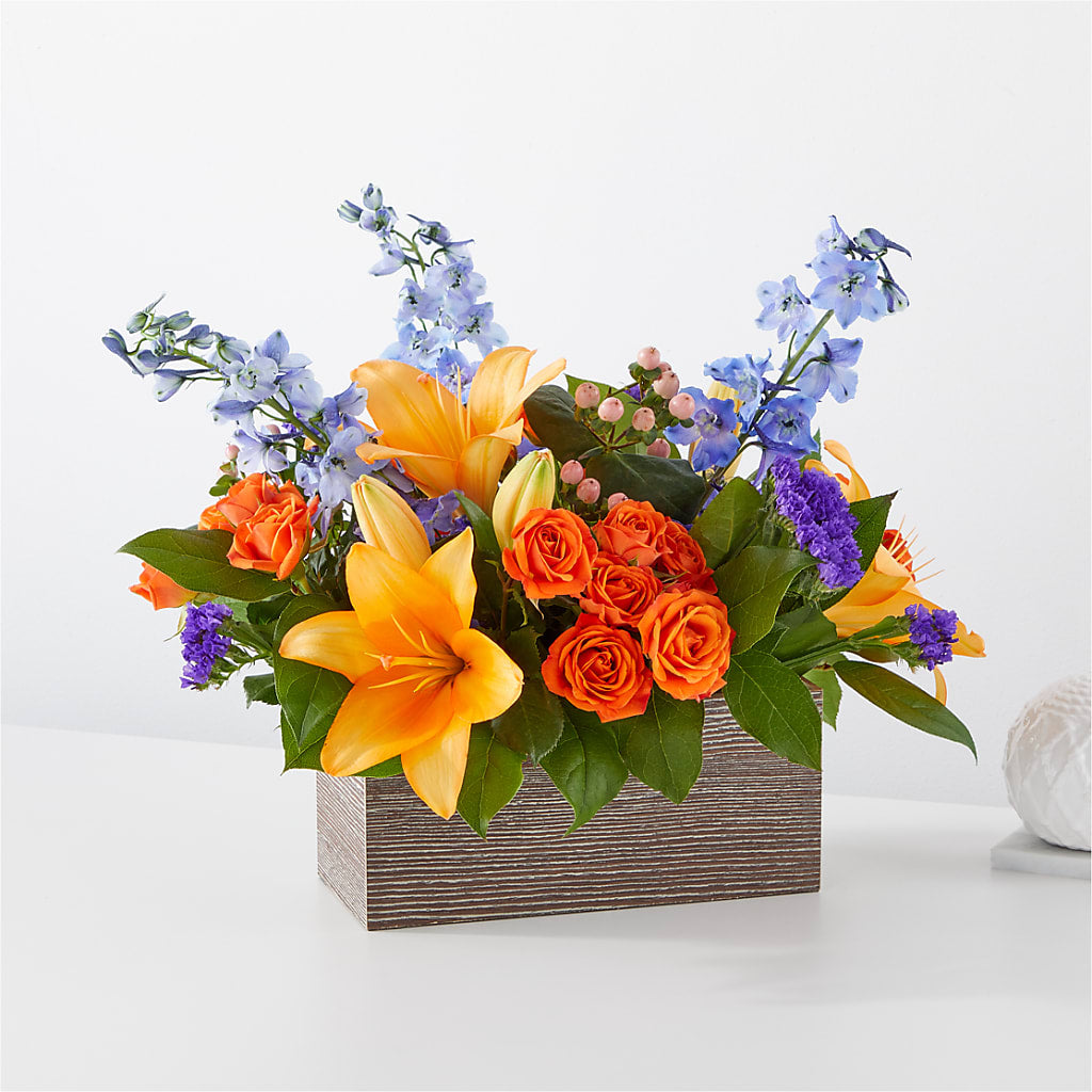 Radiant Citrus Box Bouquet –  United Family Flower And Gifts, Brooklyn NY