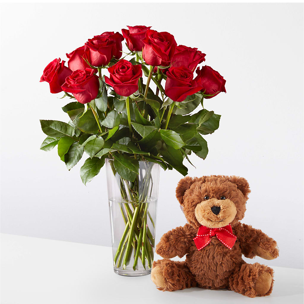 Romantic Long Stem Red Rose Bouquet Bundles –  United Family Flower And Gifts, Brooklyn NY