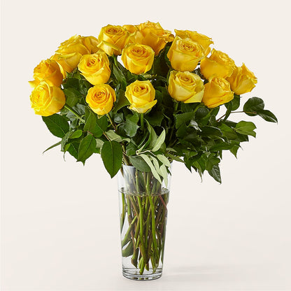 Long Stem Yellow Rose Bouquet –  United Family Flower And Gifts, Brooklyn NY