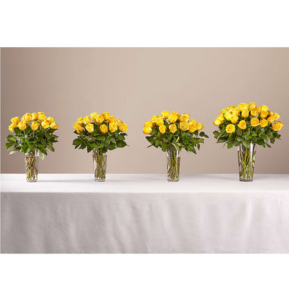 Long Stem Yellow Rose Bouquet –  United Family Flower And Gifts, Brooklyn NY