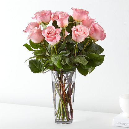Long Stem Pink Rose Bouquet –  United Family Flower And Gifts, Brooklyn NY