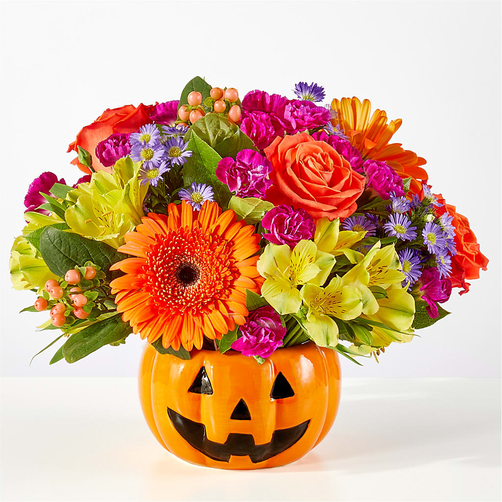 Tricks & Treats Pumpkin –  United Family Flower And Gifts, Brooklyn NY