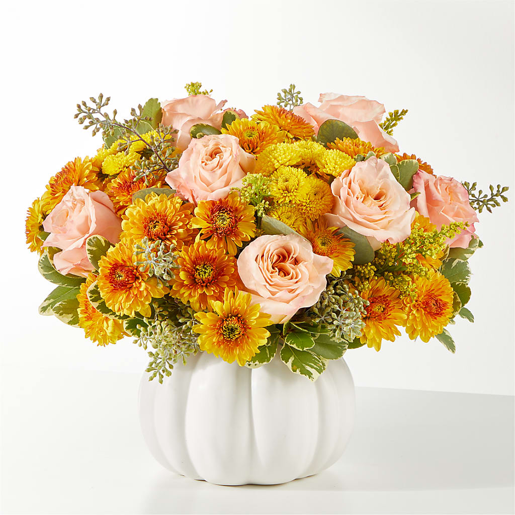 Peachy Pumpkin –  United Family Flower And Gifts, Brooklyn NY