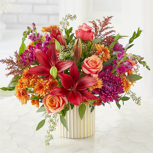 Burgundy Landscape Bouquet –  United Family Flower And Gifts, Brooklyn NY