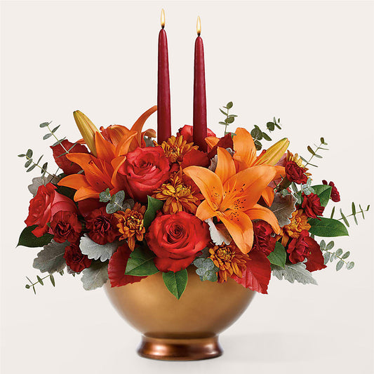 Fruits of Fall Centerpiece –  United Family Flower And Gifts, Brooklyn NY