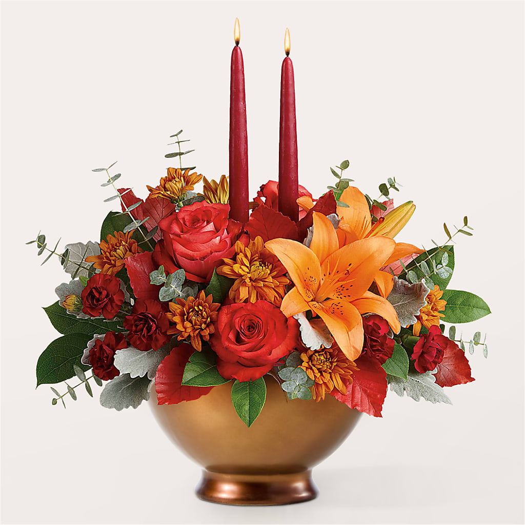 Fruits of Fall Centerpiece –  United Family Flower And Gifts, Brooklyn NY