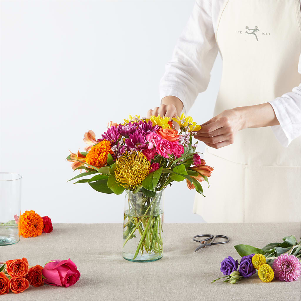 Feast of Color – A Florist Original –  United Family Flower And Gifts, Brooklyn NY