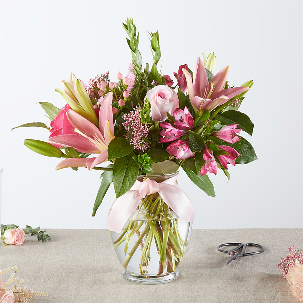 Pink Ribbon - A Florist Original –  United Family Flower And Gifts, Brooklyn NY