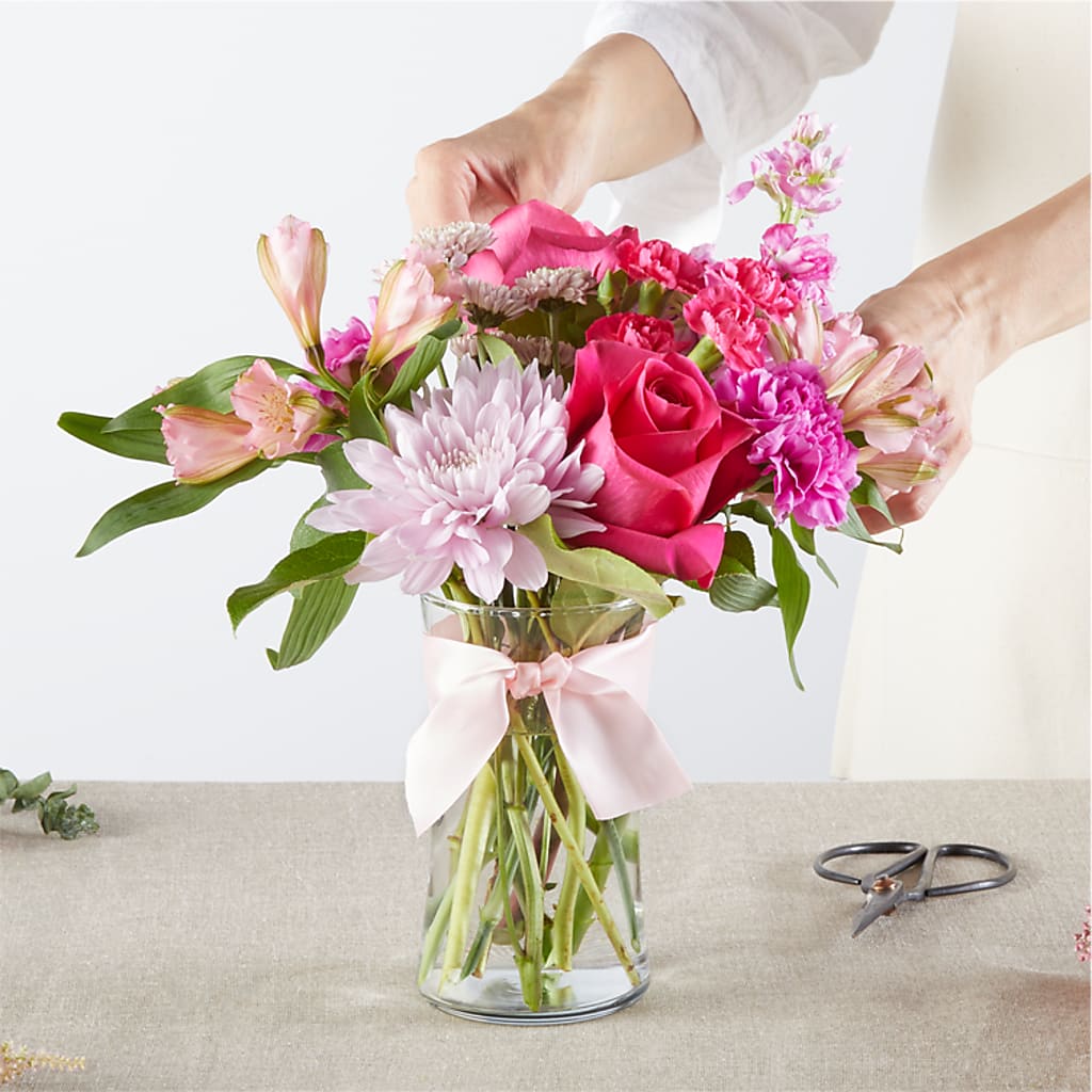 Pink Ribbon - A Florist Original –  United Family Flower And Gifts, Brooklyn NY
