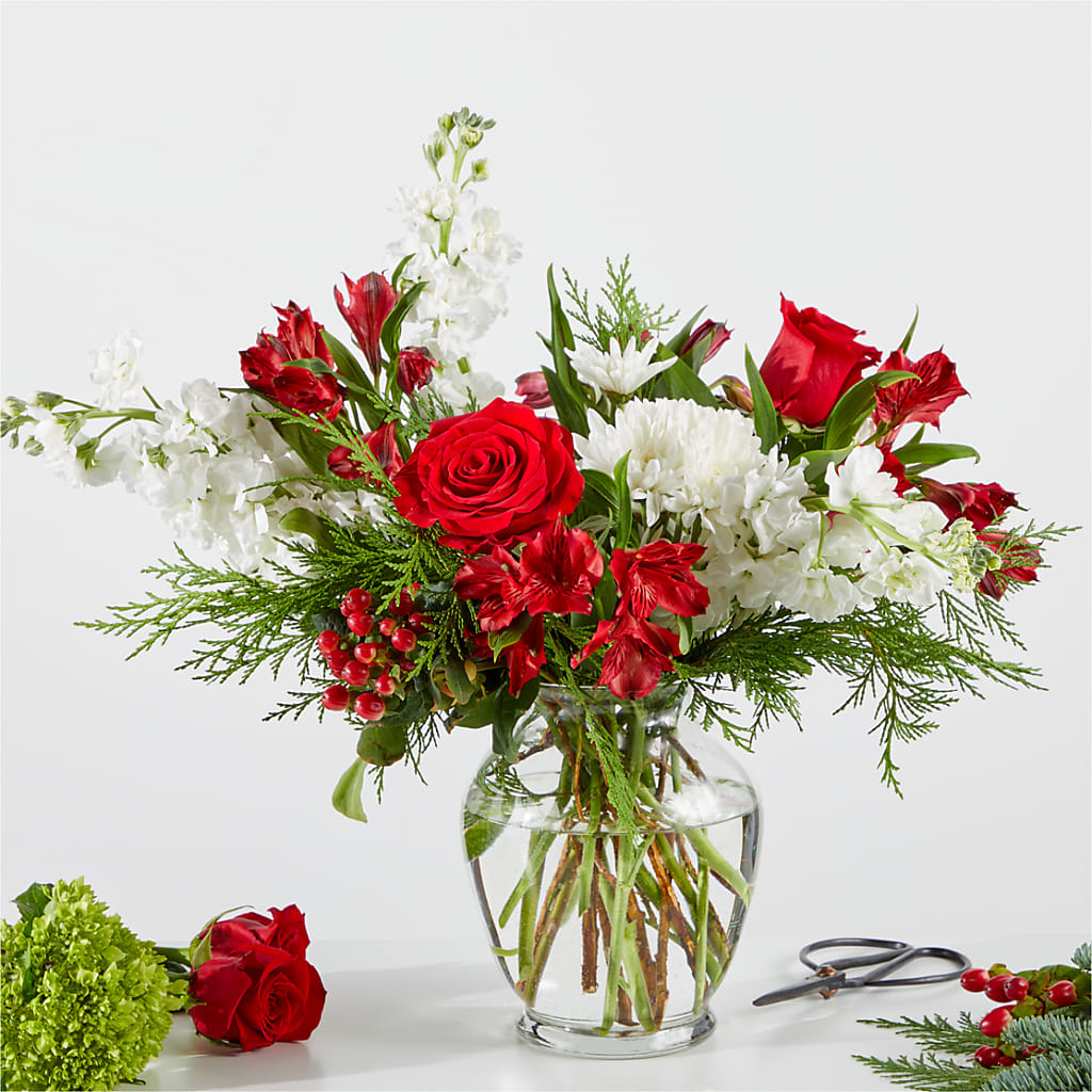 Merry Moment Bouquet – A Florist Original –  United Family Flower And Gifts, Brooklyn NY