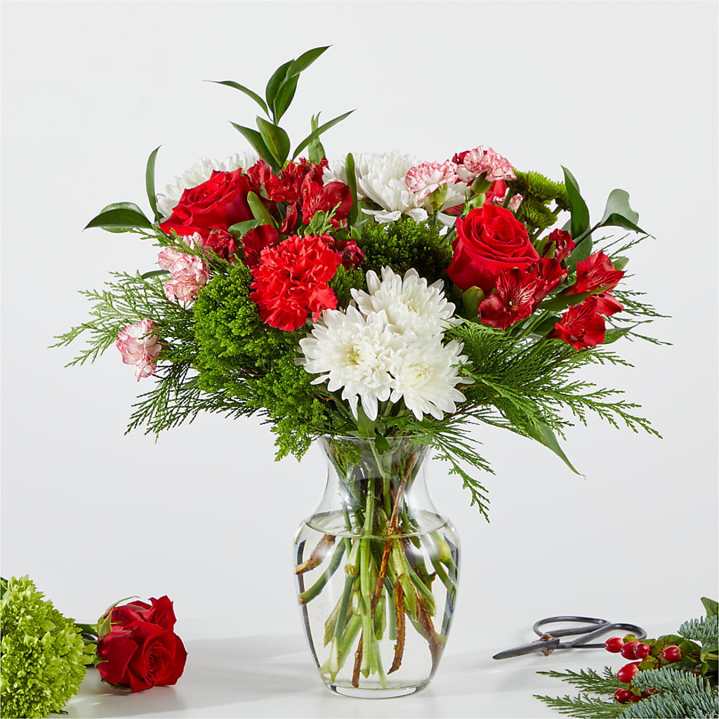 Merry Moment Bouquet – A Florist Original –  United Family Flower And Gifts, Brooklyn NY