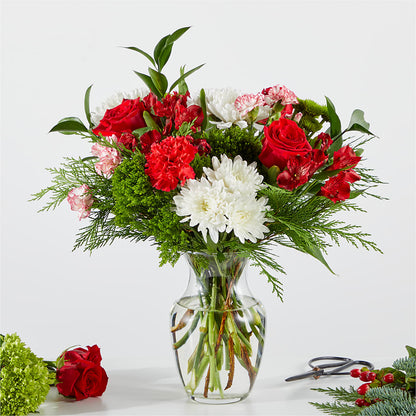 Merry Moment Bouquet – A Florist Original –  United Family Flower And Gifts, Brooklyn NY