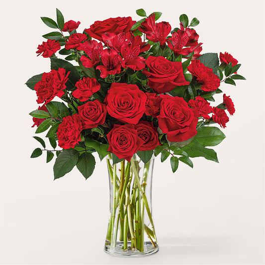 Brilliant Ruby Bouquet –  United Family Flower And Gifts, Brooklyn NY