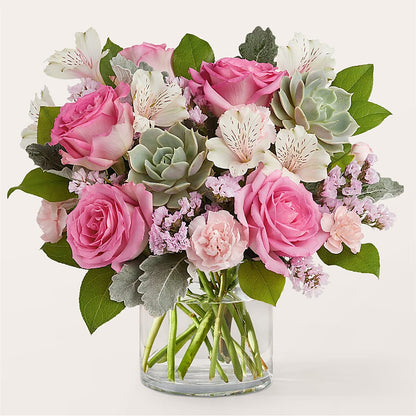 Dusty Rose Bouquet –  United Family Flower And Gifts, Brooklyn NY