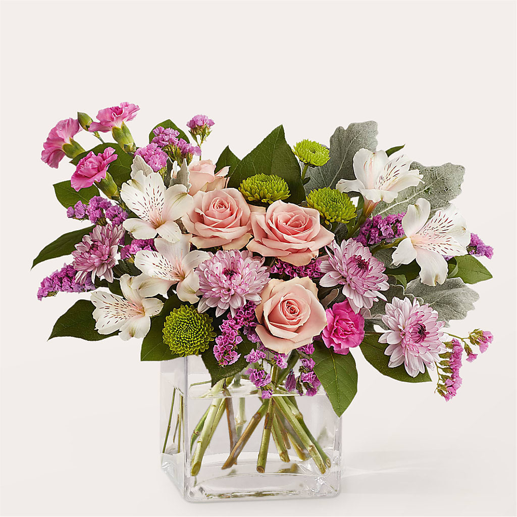 Pink Suede Bouquet –  United Family Flower And Gifts, Brooklyn NY