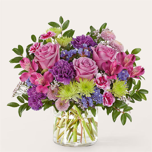 Glass Half Full Bouquet –  United Family Flower And Gifts, Brooklyn NY