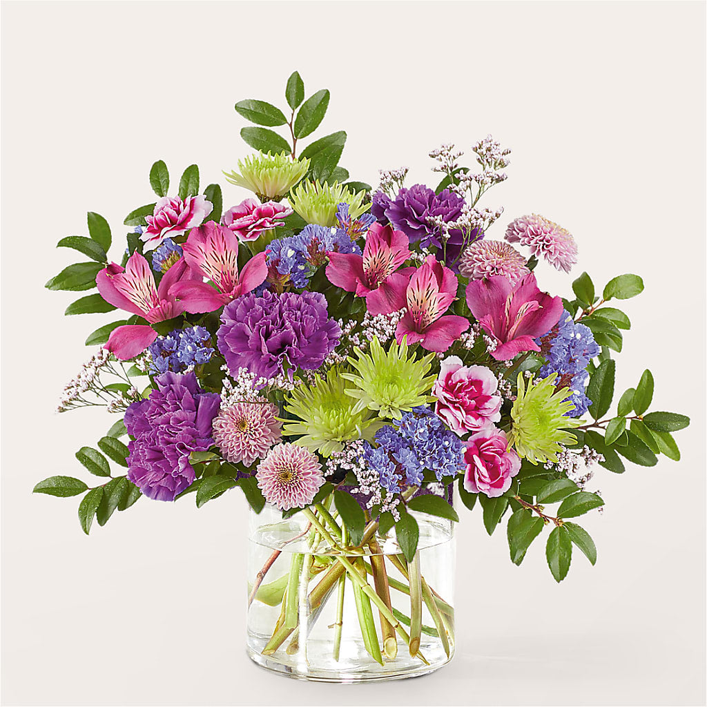 Glass Half Full Bouquet –  United Family Flower And Gifts, Brooklyn NY